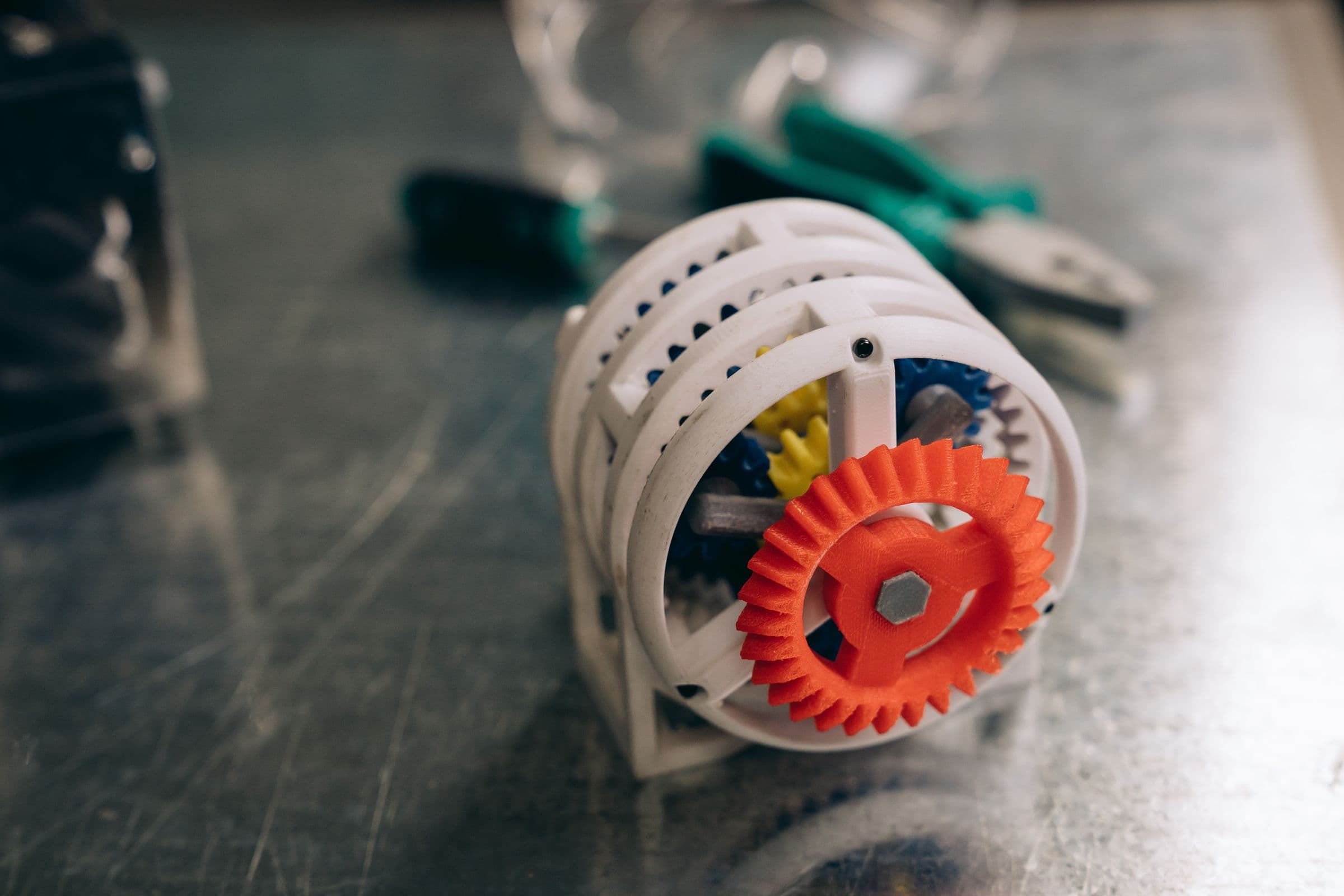 3D-geprint tandwielmechanisme als vervangonderdeel